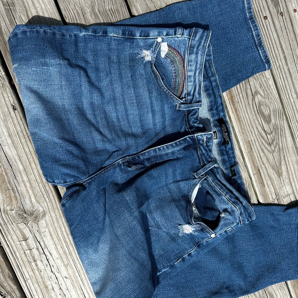 Judy Blue Women's Straight Leg Jeans - Blue